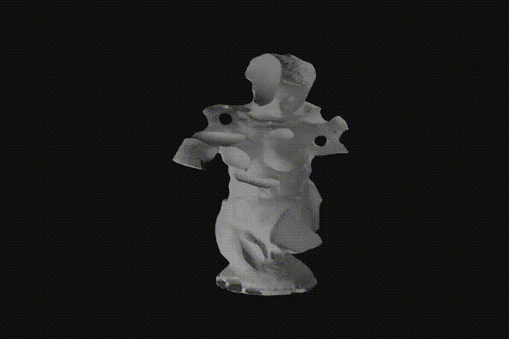 Скульптура для обнимания / Стикмен обнимает Музу Огюста Родена // 2023